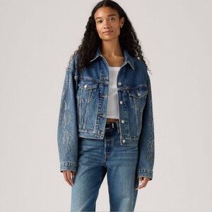 💕NEW💕 Levi's - Women's Shrunken 90's Trucker Jacket - Sola Solargenic